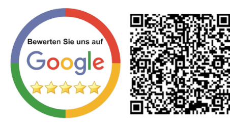 Bewerten Sie uns auf Google – QR-Code
